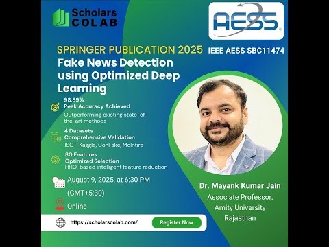 Fake News Detection using Deep Learning with Optimally Selected Features