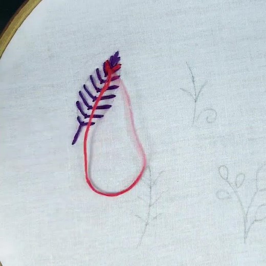 Basic Stitch Tutorial !!! Easy Fly Stitch Hand Embroidery Tutorial,Embroidery for Beginners