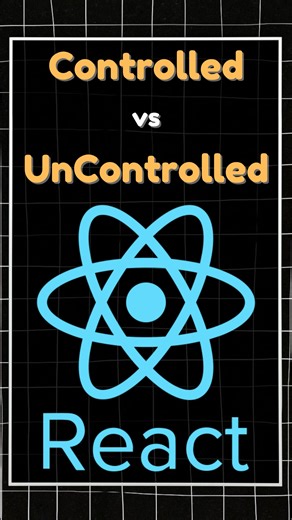 The coding monk on Instagram: "Controlled vs Uncontrolled Components in React | Explained Simply Controlled and Uncontrolled components are one of the most important — yet confusing — concepts in React. In this video, I explain: • What controlled components are • What uncontrolled components are • How they differ internally • When to use which approach in real projects • Pros and cons of both (interview + practical) Understanding this concept will help you: - Build better forms - Write cleaner R