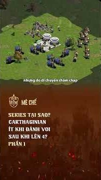 Tại sao Carthaginian ít khi đánh voi sau khi lên 4? (Phần 1) #aoe #deche #meche #viral
