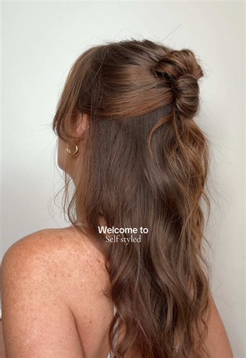 Stylish Half Updo Hack Tutorial