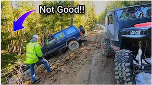 He went over the edge!