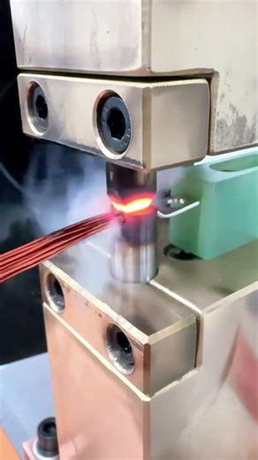 Here's a quick way to install a copper cable connector #cableconnection #coppercable #shorts