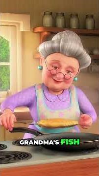 Grandma's Fish & The Sneaky Cat: A Funny Chase! #shorts