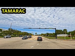 Tamarac Florida Driving Through