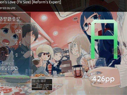 【osu!】能读ar10.5就能刷的超简单400pp！