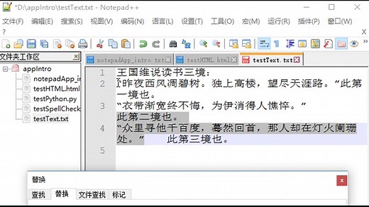 办公应用软件文本编辑器 notepad    介绍