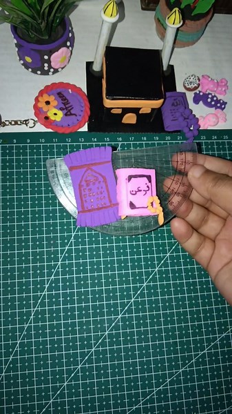 How to Make Mini Quran Sharif with Prayer Mat Using Clay 🕌✨ | Easy DIY Miniature Craft #quran #diy
