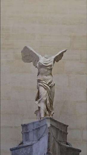 Winged Victory of Samothrace statue, Louvre Museum, Paris