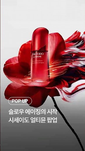 시세이도 얼티뮨 팝업ㅣ롯데백화점