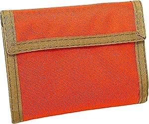 Tactical RFID Nylon Bifold Wallet with Inside ID for Men, Durable 600D Cordura, Water-Resistant, 15+ Card Slots, Military, Outdoor & Travel, Compact 3⅞×4⅞ inch, USA Made. Includes Picture ID Holder!