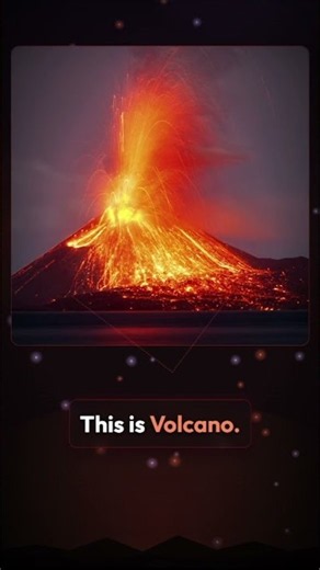 Volcano vs Caldera What's the Difference #shorts