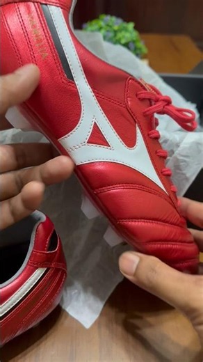 The 40th anniversary of Mizuno Morelia (Morelia Pro in ruby red) #mizuno #football #japan