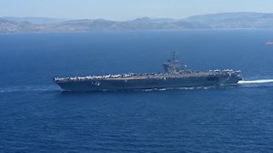 A second US aircraft carrier is on its way to the Mediterranean and will be available to help Israel if needed. | The National