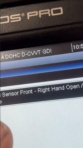 C1203 wheel speed sensor front right hand open short current code