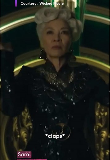 Michelle Yeoh's Iconic Clap in Wicked Movie Improvised
