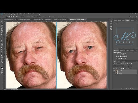 How to open eyes photoshop tutorial