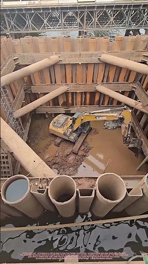 Interlocking Steel Pipe Sheet Pile Cofferdam: Deep Water Bridge Foundation Construction Technique