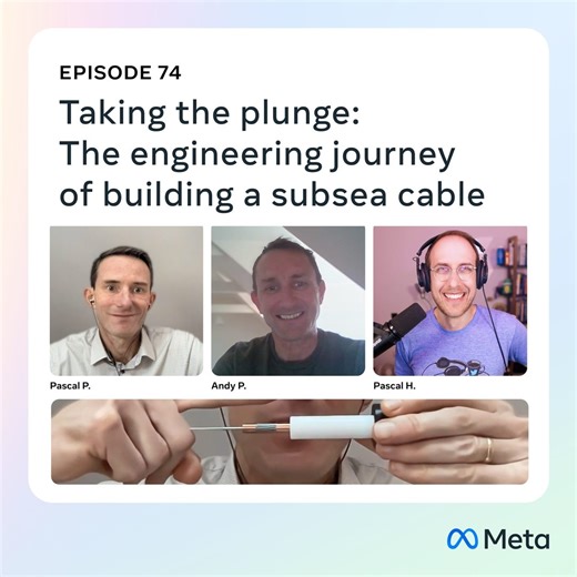 “Project Waterworth is a huge undertaking. It will be the first subsea project to go all the way around the world — opening up three new corridors in the Atlantic, Indian, and Pacific Oceans to deliver more reliable internet connectivity to the US, India, Brazil, and South Africa. By routing the cables in deep ocean water instead of shallow waters or across land, we can move faster and connect users with greater predictability and resilience.” – Andy P., Submarine Cable Engineer, Meta. Want to l