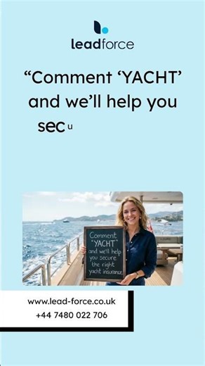 Protect Your Yacht Wherever You Sail - Yacht Insurance Explained in under 35 seconds