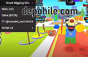 Roblox Block Digging Simulator Script Farm Hilesi İndir 2024