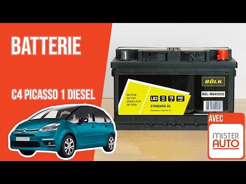 Changer la Batterie C4 Picasso 1 1.6 HDI 🔋
