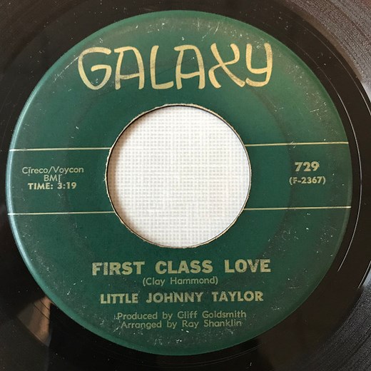 Little Johnny Taylor - First Class Love / If You Love Me (Like You Say)