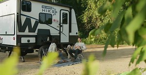 1.9K views · 32 reactions | Fully-loaded in features but light in weight, the rugged new HIKE 100 was designed with outdoor adventure in mind. | Winnebago | Facebook