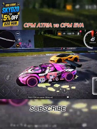 Drive Zone Online Atria vs EVA CP MAX Drag Race #drivezone #drivezoneonline