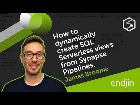 How to dynamically create SQL Serverless views from Azure Synapse Pipelines