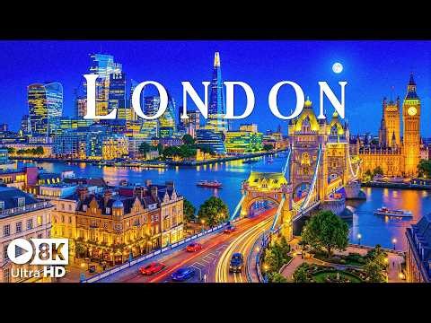 London 2026 [8K] 🇬🇧 Timeless Royal City – Big Ben, Tower Bridge & Iconic Thames Skyline |8K Ultra HD