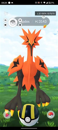 100% Zapdos galar selvagem pokémon go #pokemongofakegps #pokemongo #fakegps #zapdos