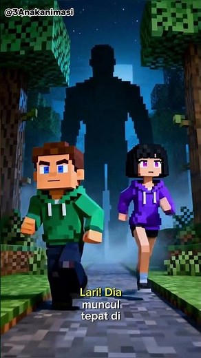 Horor Minecraft #animasi #animation #minecraft #horror #ai #shorts