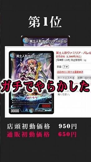 最新弾ファンタジーBESTで1番売れたカード #shots #デュエマ