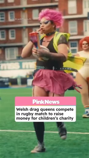 Mike McGuire | A group of Welsh drag queens competed against @cardifflions in a charity rugby match this week 🌈 Drag rugby has been an annual event in... | Instagram