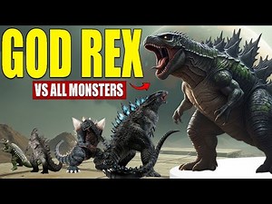 God Indominus Rex VS All Monsters | 3D Monsters Size Comparison 2025