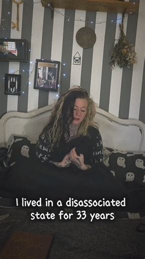 I realised (when having an argument with my ex about his perceived entitlement to touch me) that I don't experience touch like other people. So I started to look into it. It made sense that I was dissociated, it hadnt been safe to live in my body my whole life. There were signs...IBS...eczema... chronic pain...fatigue. I set the intention of connecting with her better. And she was MAD at first. Valid. She had a lot to be mad about. I did a lot of somatic work, cold water therapy, tapping, TRE. T