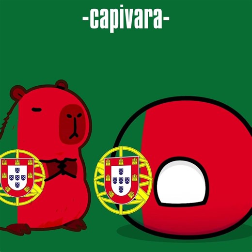Capybara in different languages.#countryballs #memes #shorts #капібара
