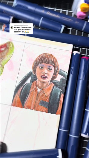 Drawing Will Byers from Stranger Things