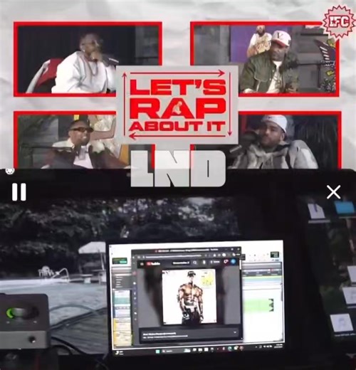 The "Let’s Rap About It" crew (Maino, Jim Jones, Dave East, & Fabolous) dropped a Christmas gift for the streets today with a “Squatters Rights” freestyle session 👀🔥 How's it sounding?! 🤔 | Live N' Direct Hip Hop