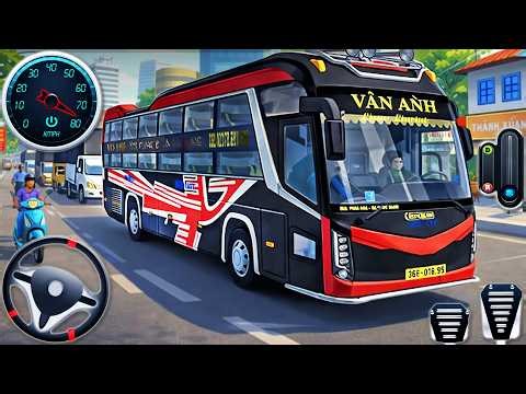 Coach Bus Simulator Vietnam Driver 3D - Real Coach Bus Driving in City - Android GamePlay
