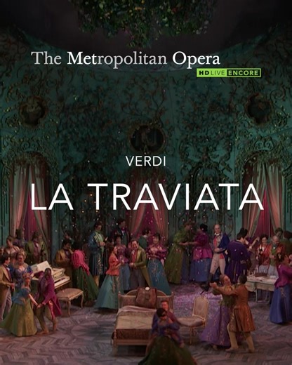 The Metropolitan Opera's Live in HD Summer Encore series kicks off in select theatres July 23 with Verdi’s stirring classic La Traviata, one of opera’s most popular works. Soprano Diana Damrau and tenor Juan Diego Flórez headline Michael Mayer’s sumptuous production. Don’t miss out—secure tickets at https://hubs.la/Q03xwXhF0! 🎟️ | Fathom Entertainment