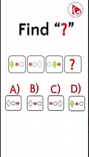 IQ Test Explained: Determine the Missing Shapes inside the Square!