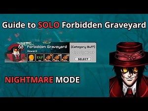 [AWTD] Forbidden Graveyard (Halloween event) SOLO NIGHTMARE !