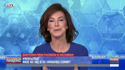 1.3M views · 1.2K reactions | We asked for your questions about jobs and the economy amidst the coronavirus pandemic, in collaboration with Facebook. Thursday on TODAY, Stephanie Ruhle answered your questions on everything from when people can expect stimulus checks to where you may be able to find jobs in the current economy. Watch to see what she had to say. | Today Show | Facebook