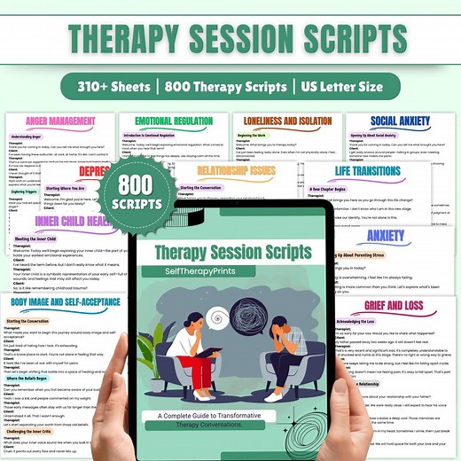 800  Therapy Session Scripts for Therapists | Therapist Resource | Therapy Scripts | Mental Health Worksheets | Psychotherapy Cheat Sheet - Etsy