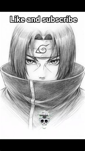 Easy anime drawing / How to Draw ltachi _ (Narvto) step by step