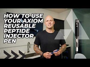 How to Use Your AXIOM Reusable Peptide Injector Pen