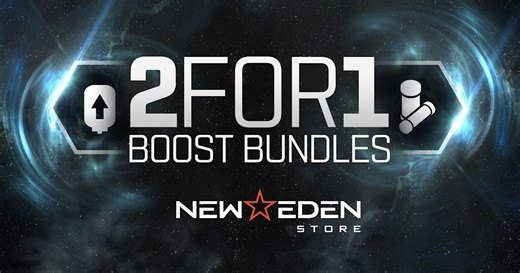 New Eden Store: 2 for 1 deal on Boost Bundles  | EVE Online