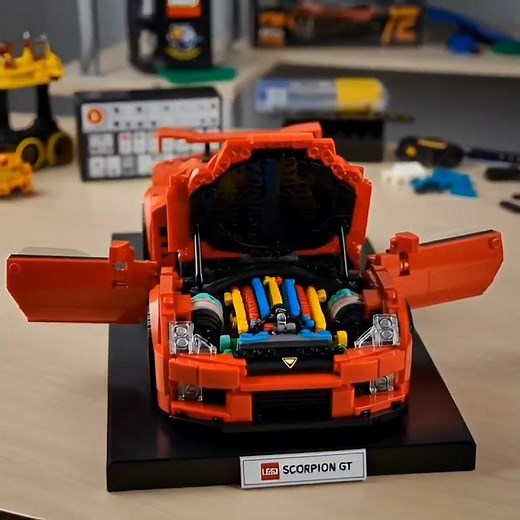 Stunning LEGO MOC Scorpion GT | AI-Generated Concept 001🏎️✨ #lego #technic #collection #ai #legoai